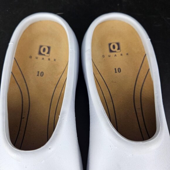 Quark Quarky Clogs Shoes Size 10 White EVA Slip On Nursing Work 570204 - Picture 7 of 11